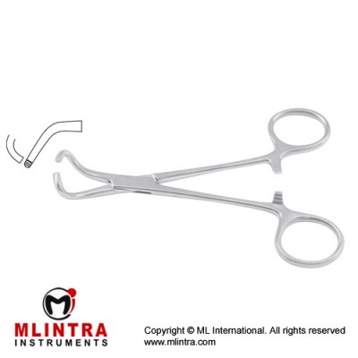 Tohoku Towel Clamp Blunt Stainless Steel, 10.5 cm - 4"